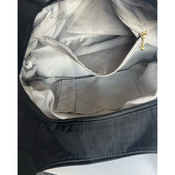 Baggallini San Marino Black Nylon Satchel Tote Shoulder Travel Bag - Picture 11 of 15